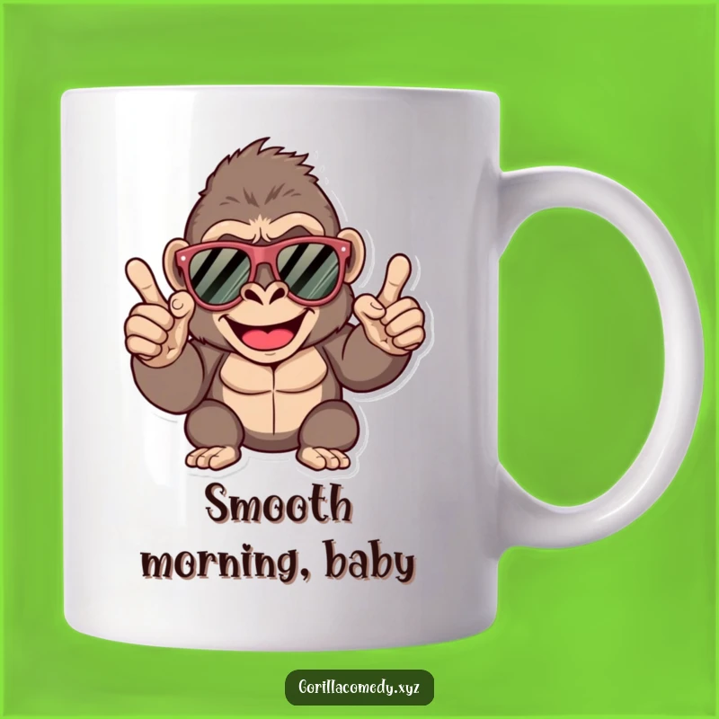 Funny Cool Gorilla Sunglasses Mug - Snap Your Way to Happiness!