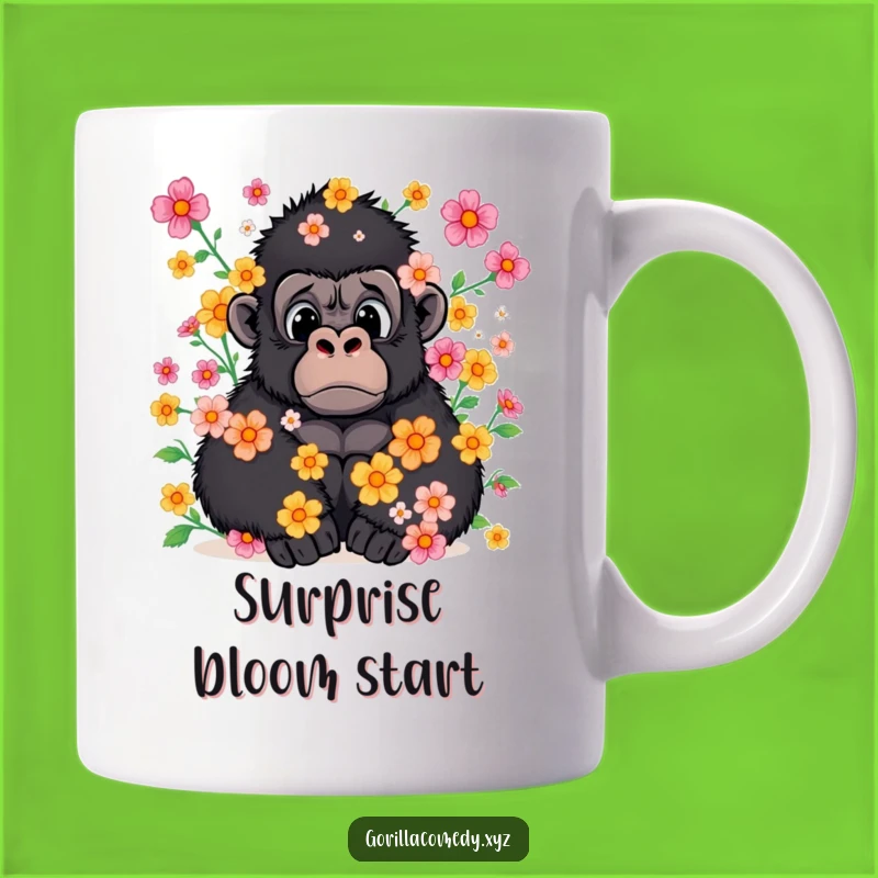 Funny Gorilla Flower Shower Mug: A Hilarious Surprise Gift for Garden Lovers
