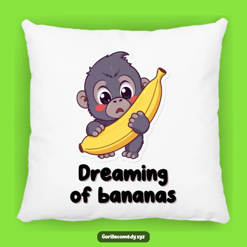 Funny Kawaii Gorilla Pillow - Cozy Cuteness with a Surprise, Perfect Gift!
