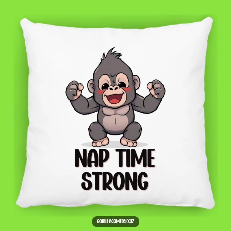 Funny Kawaii Gorilla Pillow: Cozy Up with Tiny Strength