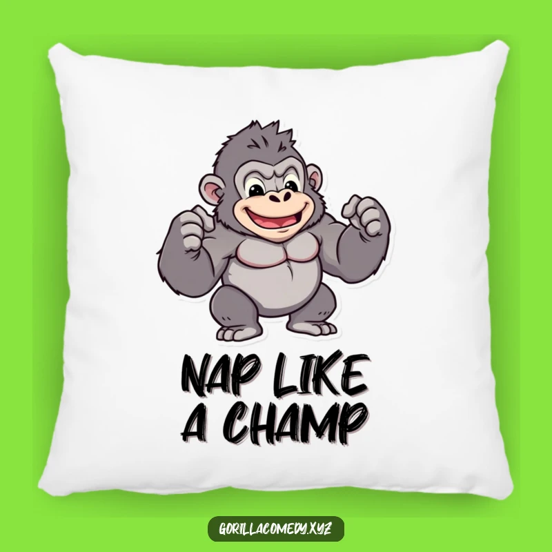 Funny Kawaii Gorilla Pillow - Cute Strength for Your Couch: A Soft Funny Gift