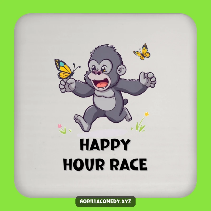 Funny Gorilla Butterfly Race Coaster: Add Comical Energy to Your Table