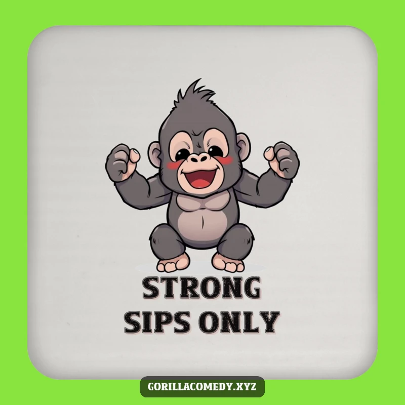 Funny Kawaii Gorilla Coasters: Protect Surfaces with Cute Strength