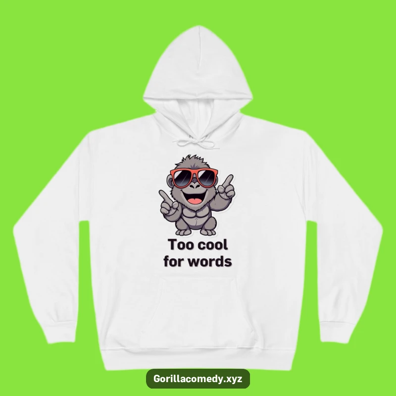 Funny Cool Gorilla Hoodie: Cozy Comfort Meets Snappy Style, Perfect Gift