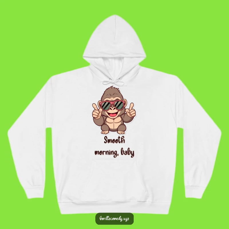 Funny Cool Gorilla Sunglasses Hoodie - Stay Chill and Laugh!