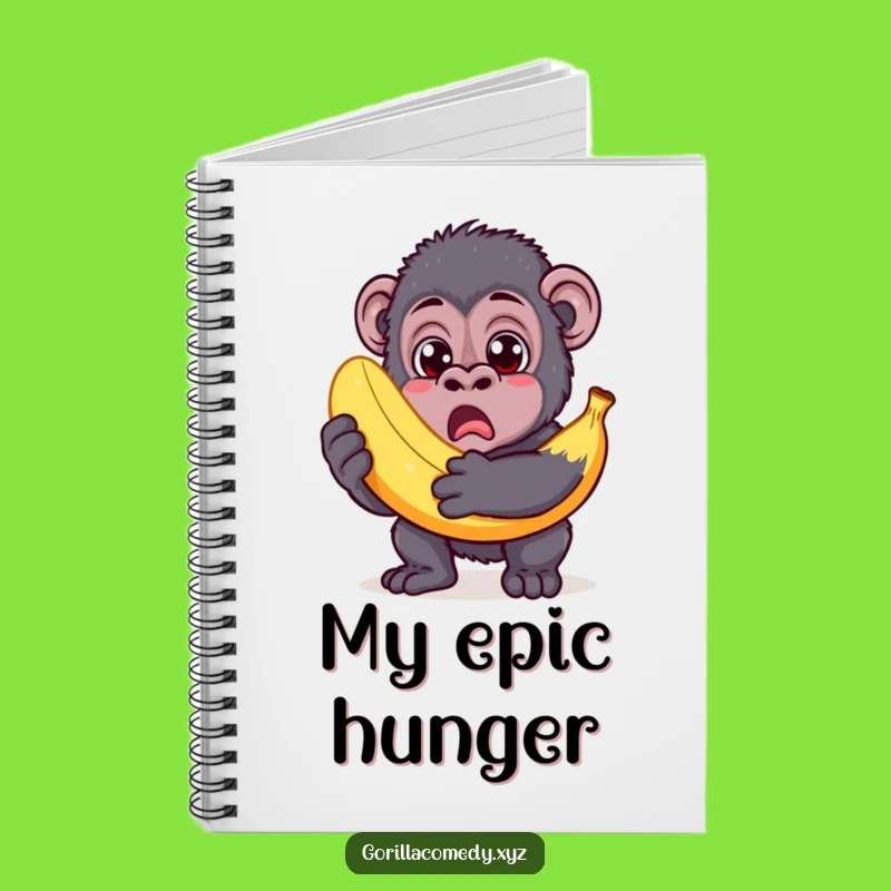 Funny Banana Gorilla Notebook: Jot Down Surprises with Humor, Perfect Gift