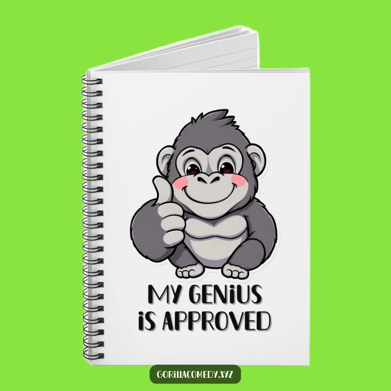 Funny Gorilla Thumbs Up Notebook: Jot Down Ideas with This Hilarious Gift!