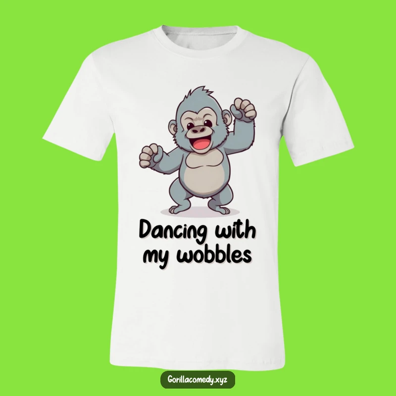 Funny Kawaii Gorilla T-Shirt: Dance Like Nobody's Watching!