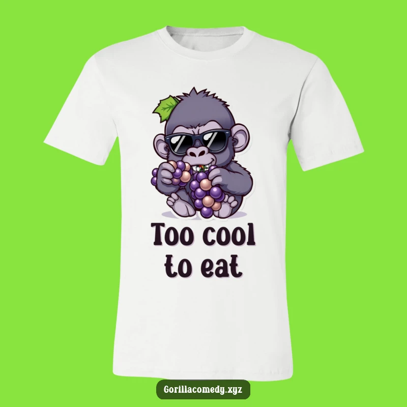 Funny Cool Gorilla T-Shirt: Chill Sunglasses Ape Tee for Effortless Style