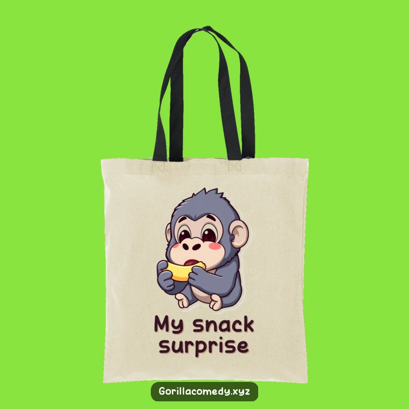 Funny Kawaii Gorilla Banana Tote Bag - Surprise Your Style with this Comical Accessory